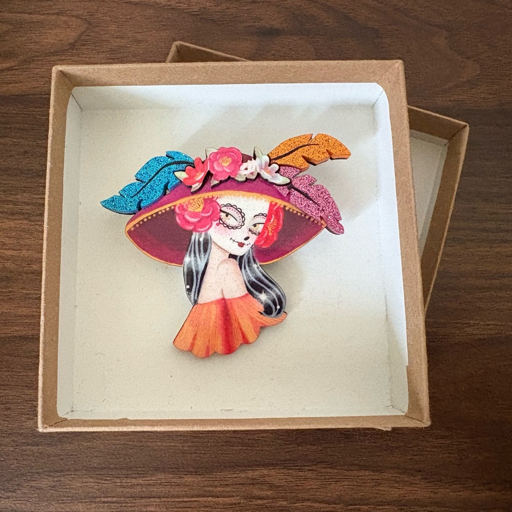 Colorful Artistic Brooch